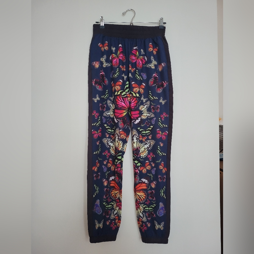 Terez Navy butterfly print soft pants Size Medium